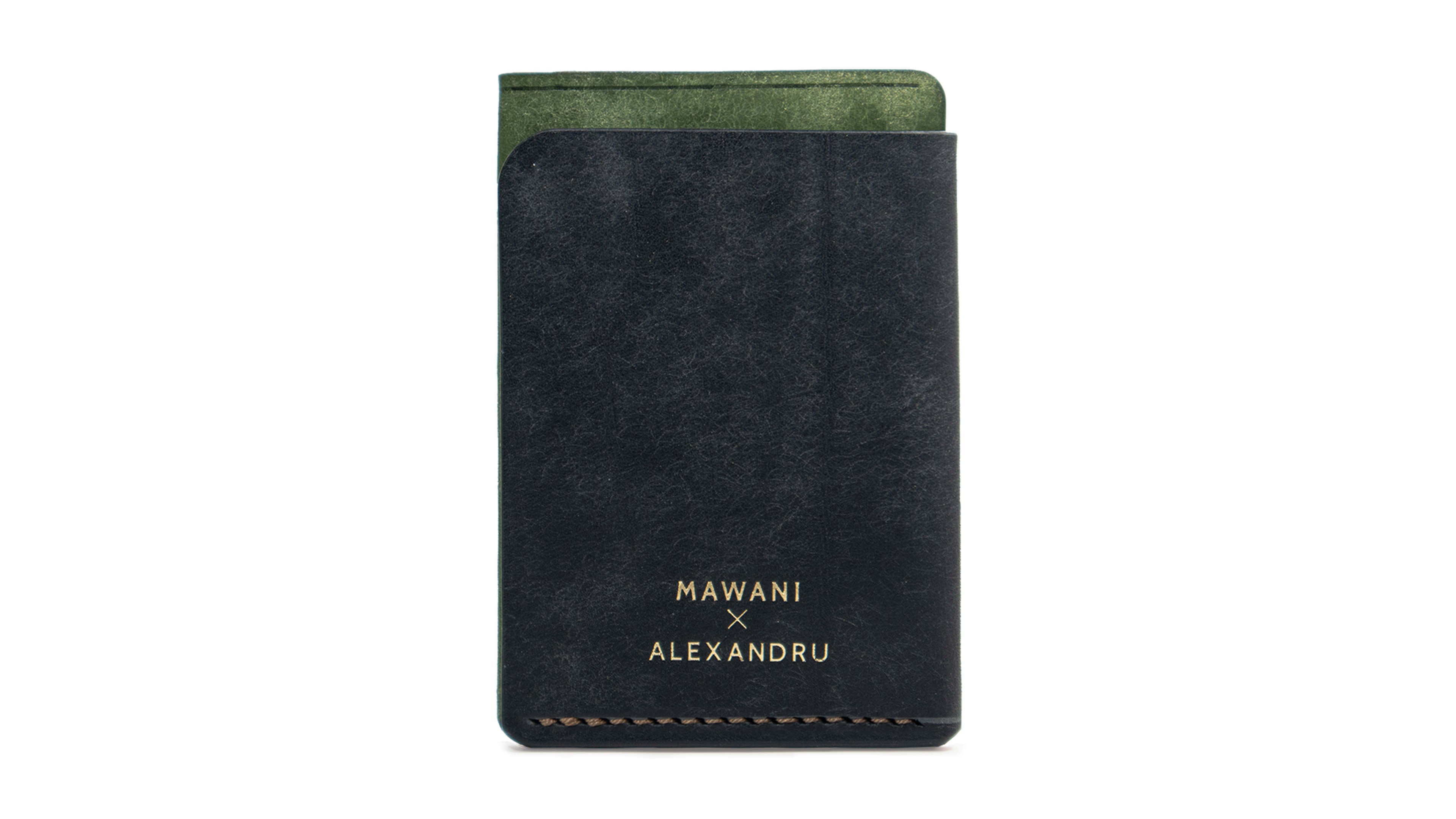 Wrap - Vines (negru/verde)